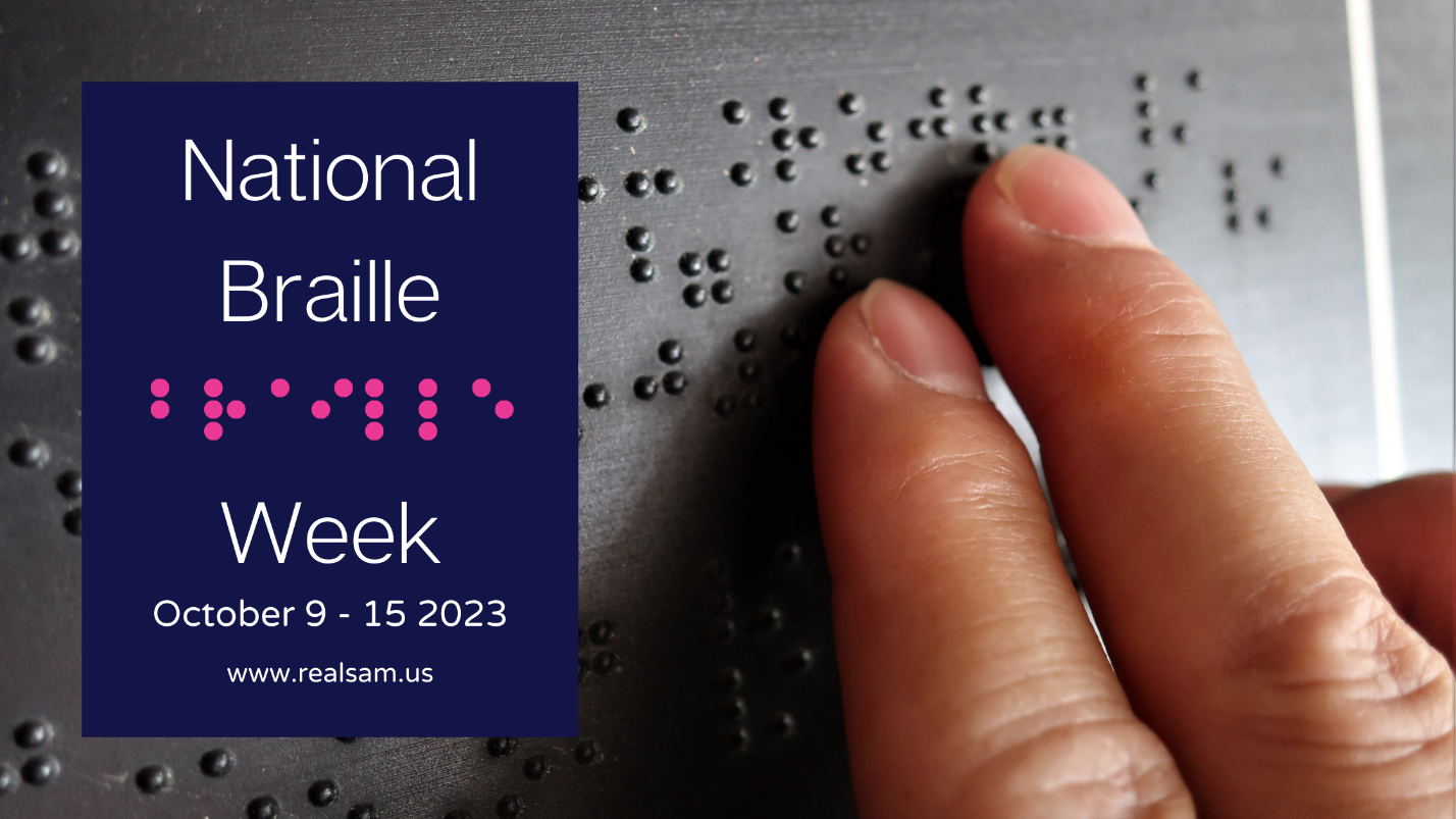National Braille Week Logo